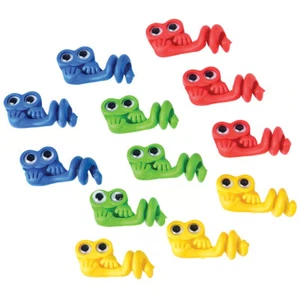 Wiggle Eye Pencil Wraps (12 Pack) Assorted Colors 2" - Picture 1 of 1
