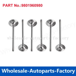 6PCS Inlet Exhaust Valve Fit for Citroen C3 C4 Peugeot 208 3008 308 9801960980 - Picture 1 of 5