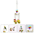  Bird Cage Bell Decor Parakeet Parrot Chewing Toy Hanging Pendant