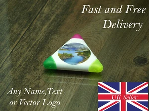 highlighter 3 colours triangle cute office desk stationery marker personalised n - Picture 1 of 9