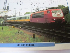  Datos ferroviarios 14 trenes de alta velocidad DB 103, 1970 - Imagen 1 de 1