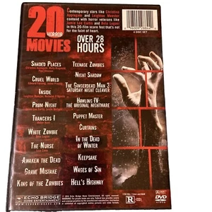 20 Horror Movies Dvd Suspense Gore Slasher Collection 2012 To 2013 - Picture 1 of 15