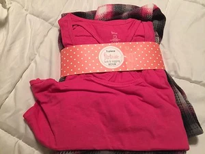 NEW FLIRTITUDE WOMENS TANK & LEGGING LOUNGE SLEEP SET SIZE M PINK & PLAID RET$38 - Picture 1 of 2