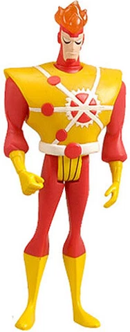 Justice League Unlimited Loose 4" FIRESTORM Figure Matty Collector Exclusive NEW Cover