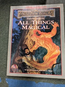 VOLO'S GUIDE TO ALL THINGS MAGICAL 9535 Forgotten Realms Dungeons & Dragons AD&D - Picture 1 of 3