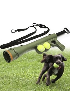 Dog Ball Launcher, Interactive Ball Thrower, Load & Lunch tennis balls For Dogs - Picture 1 of 8