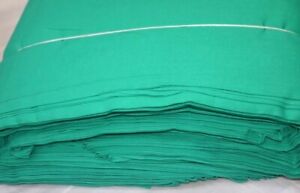 Teal Green Handmade Plain Dressmaking Fabric Quality Cotton Cloth Craft Fabric