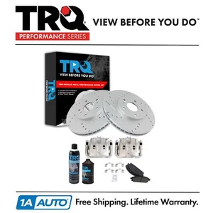 TRQ Performance Front Brake Pad & Rotor Kit Fits 2003-2006 Acura MDX - Picture 1 of 12