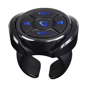 Wireless Media Button Remote Controller Car Motorcycle Steering Wheel MP3 Play - Picture 1 of 12