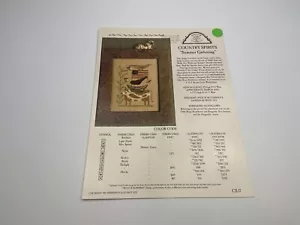 Homespun Elegance Country Spirits Sumner Gatherings Cross Stitch Pattern 8P - Picture 1 of 3
