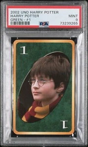 2002 UNO Harry Potter Green #1 PSA 9 Mint - Picture 1 of 2
