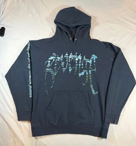 Revenge Moonlight Mens Large Hoodie Sweatshirt Spellout Black Streetwear Rare! - Picture 1 of 24