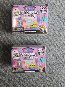 2 Disney Doorables Let's Go Gepäck Serie 1, enthält 2 Figuren in jeder Box (B) - Bild 1 von 5