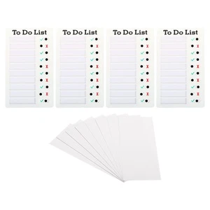 Checklist Board Set, 4Pcs Chore Chart Plan with Cardstock , White - Picture 1 of 6