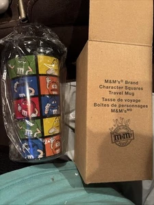 Avon 2008 M&M’s Character Squares Travel Mug-nib - Picture 1 of 6
