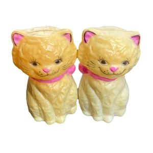 50er Jahre Zelluloid Katze Salz und Pfefferstreuer Vintage Kunststoff - Bild 1 von 5