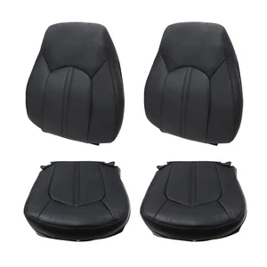 4PCS/Set Front Driver & Passenger Leather Seat Cover For Cadillac CTS 2008-2013 - Picture 1 of 17
