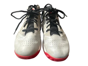 Under Armour Jet Mid BGS Gray/Red Size 3Y-Pre-Owned - Picture 1 of 7