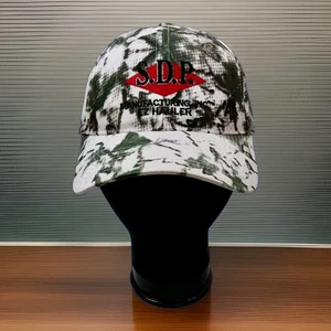 S.D.P. Manufacturing Mens Cap EZ Hauler Embroidered White Green Camo NWOT  - Picture 1 of 7