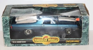American Muscle Ertl Collectibles 1970 Chevy El Camino SS 454 scala 1:18 pressofuso - Foto 1 di 8