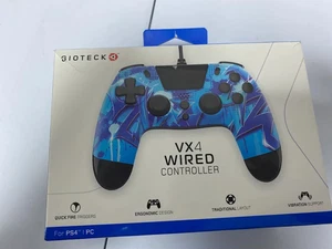 Gioteck VX4 PS4 PC Wired Controller - Multicoloured New - Picture 1 of 5