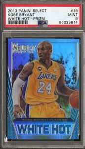 2013 Panini Select White Hot Prizm #19 Kobe Bryant # /25 PSA 9 *POP 2* - Bild 1 von 3