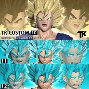 TK Custom Dragon Ball Vegeth Heads Accessorio Parte Shf Vegeth TK 10 11 12 - Foto 1 di 12