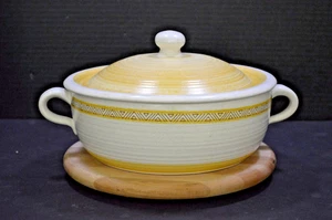 Coperchio servizio casseruola oro 9" Hacienda in terracotta francescana vintage - Foto 1 di 10