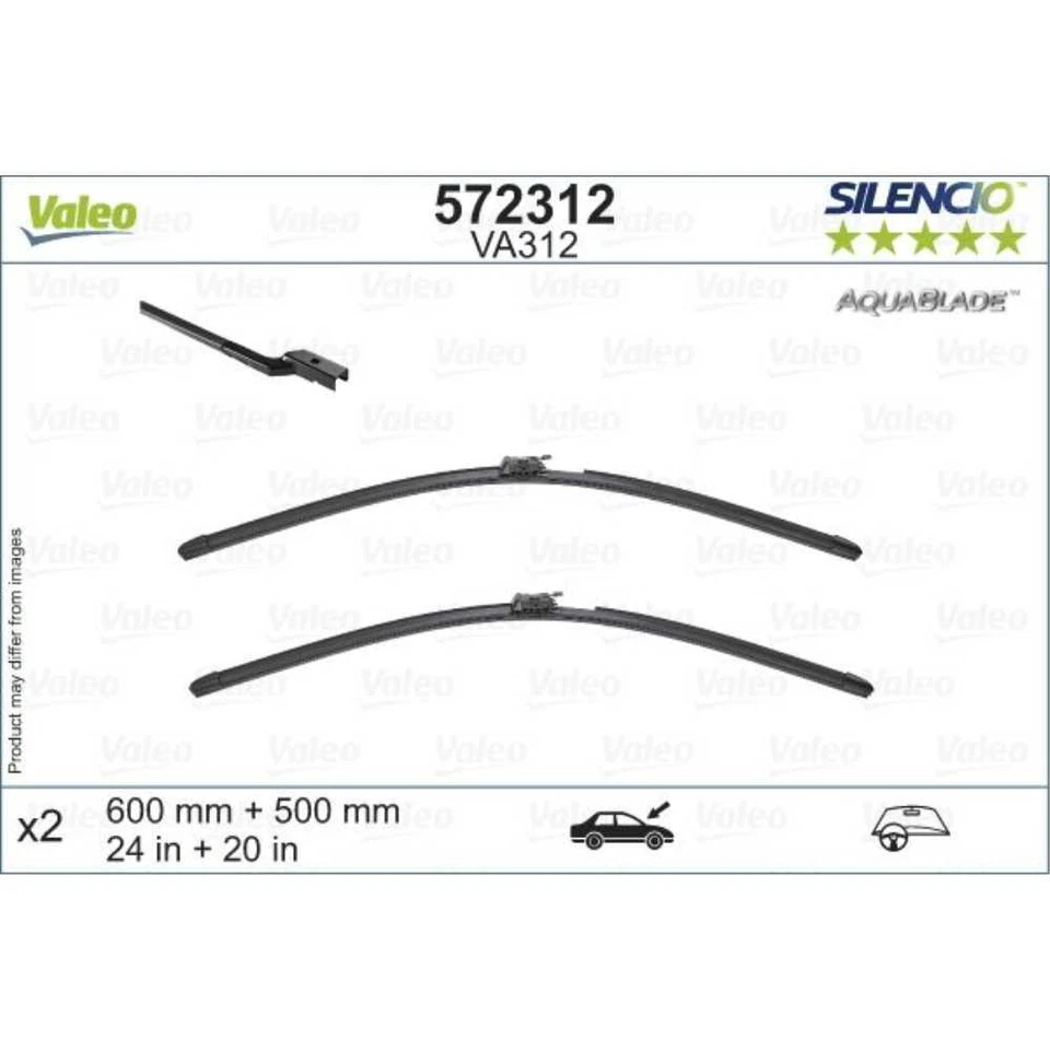 Valeo Balai D'essuie-glace 572312 pour Volvo