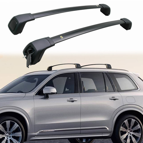Upgraded Crossbars Fit for 2015-2024 Volvo XC90 Lockable Roof Rack ...