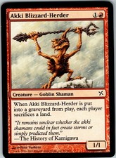 Akki Blizzard-Herder (x4) - Betrayers of Kamigawa - MTG