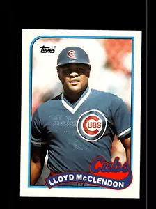 Chicago Cubs Lloyd McClendon #76T Topps Baseball Near Mint or Better top - Picture 1 of 2