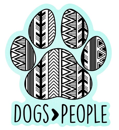 Dogs People / Aztec Pattern WaterProof Vinyl Sticker | eBay