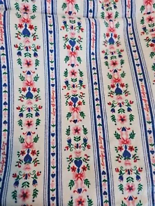 Vintage Flannel Floral Fabric By The Yard BTY - Picture 1 of 3