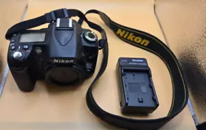 Nikon D90 12.3 MP DSLR Camera Body Only - Black, Verry GOOD - Picture 1 of 11