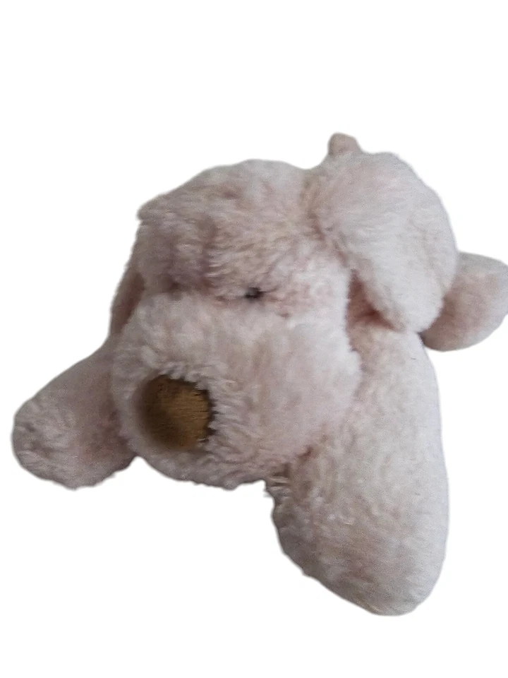 Peluche Baby Gund Waggie rosa para perro 4040391 orejas satinadas 10” suave y cariñoso animal de peluche Foto 1 de 4