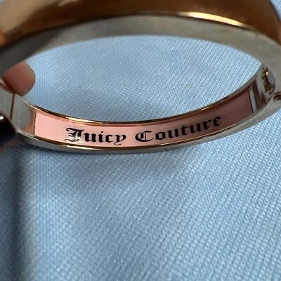 Brazalete clásico JUICY COUTURE pavé rosa brillante estrás Foto 1 de 4
