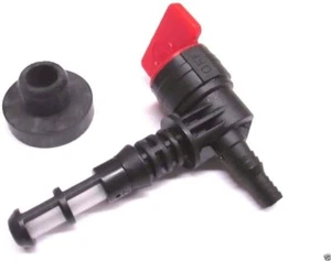 GENERAC OEM SET OF G080270 VALVE,PLASTIC TANK AND G078299 BUSHING TANK DEXTOR. - Picture 1 of 2