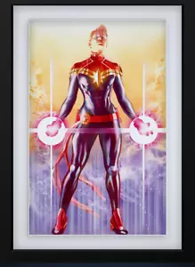 Captain Marvel 2019 'Alex Ross Artwork' epic - Topps Marvel Collect Digital - Picture 1 of 9
