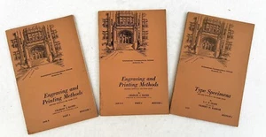 Vtg 30s International Correspondence 3 Booklets Engraving Printing Methods Type - Picture 1 of 21