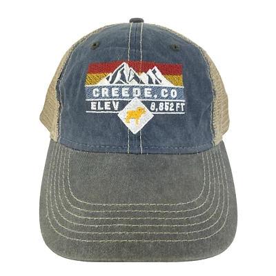 Gorra de béisbol Creede Colorado Mountain Ram Logo Senderismo Malla A Presión Espalda Camionero Foto 1 de 4