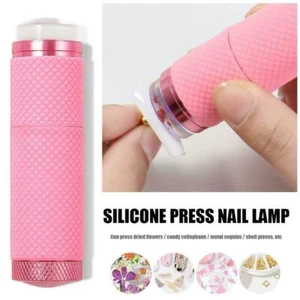 Nail Art Silicone Handheld Lamp Mini UV Gel Fast Dry 2022 Flashlight BEST - Picture 1 of 12