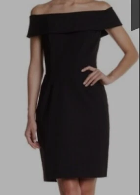 Vestido Ponte ALEXIA ADMOR Negro Fuera del Hombro Talla XL  Foto 1 de 4