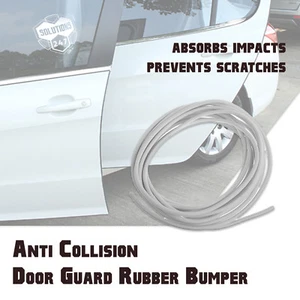 15FT 3M Backing Rubber Flexible Door Edge Guard Scratch Paint Protection WHITE - Picture 1 of 3