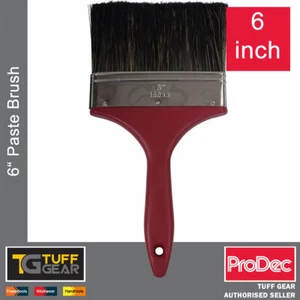 ProDec Pennello Pasta per Incollare 6" Pollici Carta da Parati Larga Setola Pura Strumento Extra Largo - Foto 1 di 3