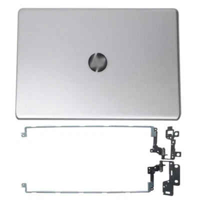 Nuovo per HP 17-BS 17-AK 17AY argento LCD back cover + cerniere 926482-001 933291-001 - Immagine 1 di 3