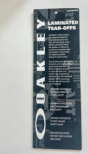 Gafas Oakley MX Laminado Desgarros - Crow Bar 14 paquete - Imagen 1 de 4