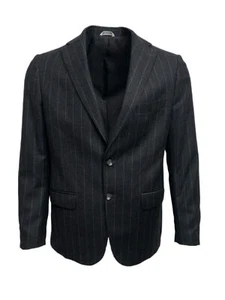 KRIZIA UOMO Navy Blue 2-Piece Wool Pinstripe Suit A5002 Sz IT 54 $657 NWT - Picture 1 of 3