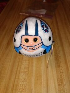 Tennessee Titans  TY Beanie Baby Ballz Plush New With Original Tags RARE RETIRED