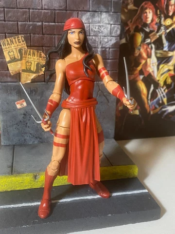 Marvel Legends Elektra 6" Action Figure Loose Daredevil Knights SpDr Wave Hasbro Cover